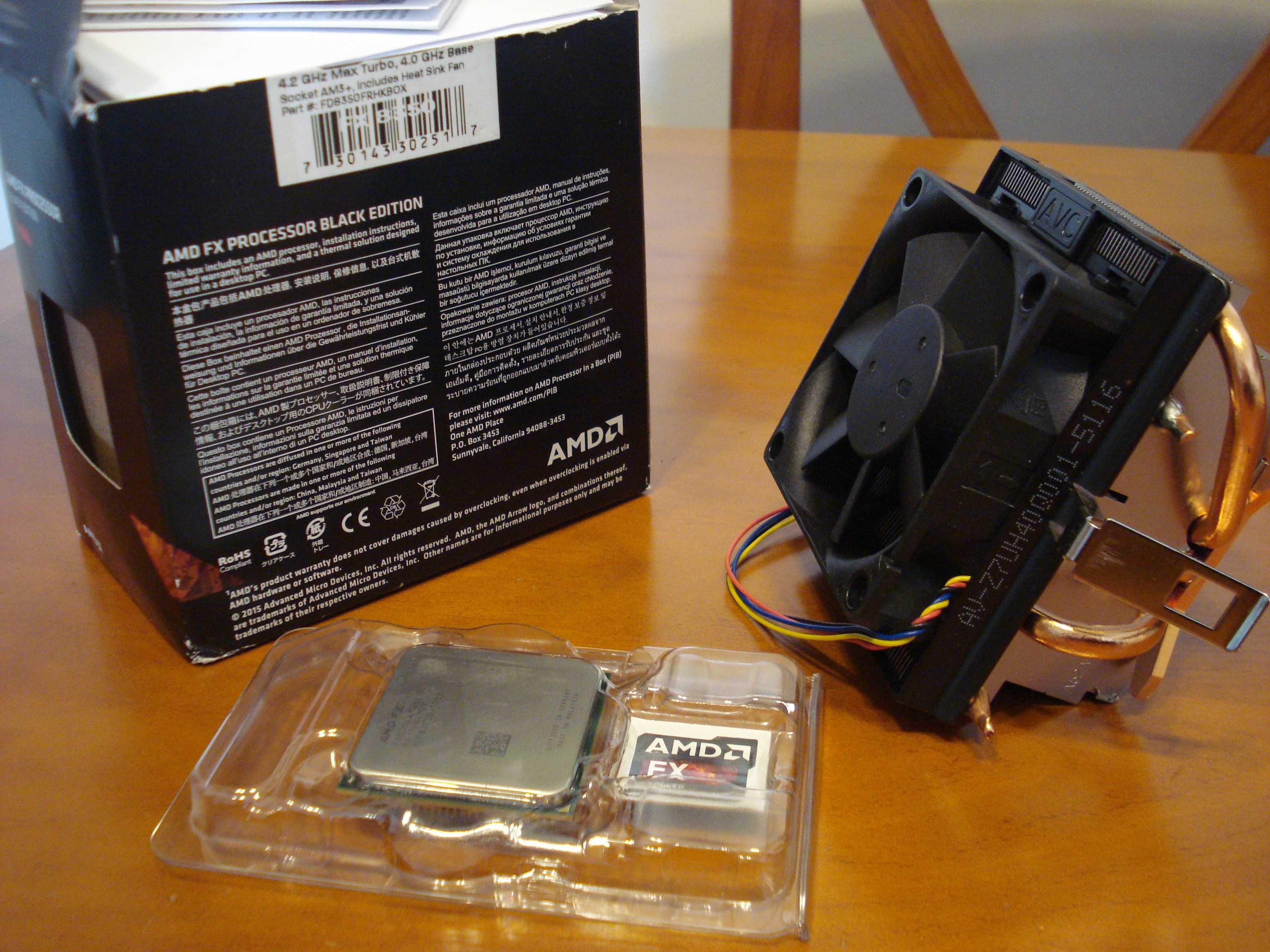 Processador AMD FX 6300 + Air cooler AMD