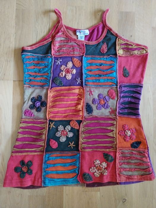 Koszulka na ramiączkach z Nepalu MADE in Nepal 100% Bawełna XL,2XL,3XL