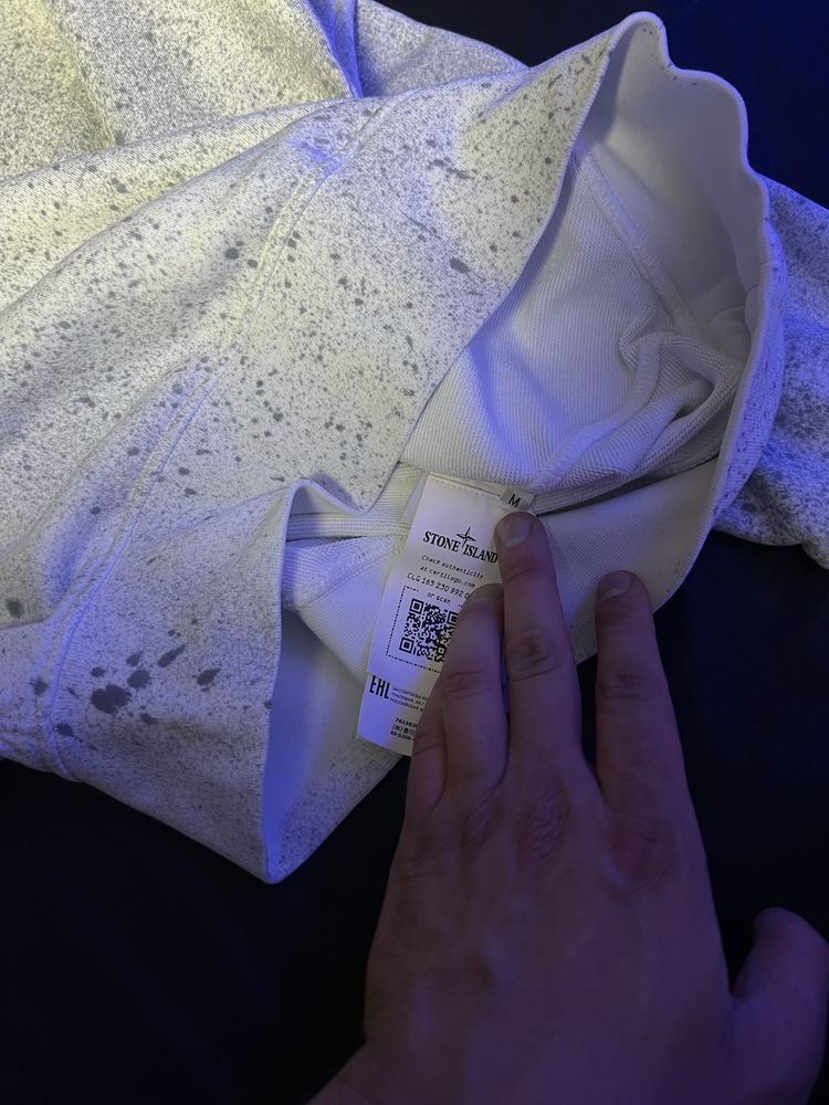 Кастомний tieday Світшот від Stone Island оригінал кофта