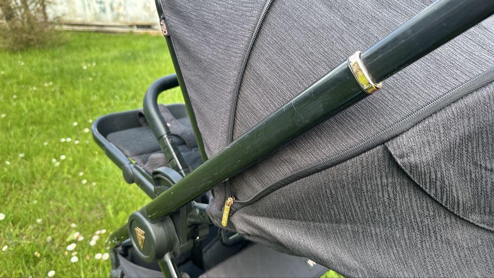 Wózek dziecięcy Venicci Tinum 2.0 Stylish Black gondola spacerówka