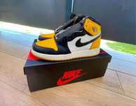 Nike jordan 1 zolte damskie buty jordan high sneakersy modne 36-42