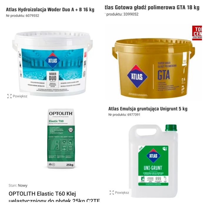 Materiały budowlane