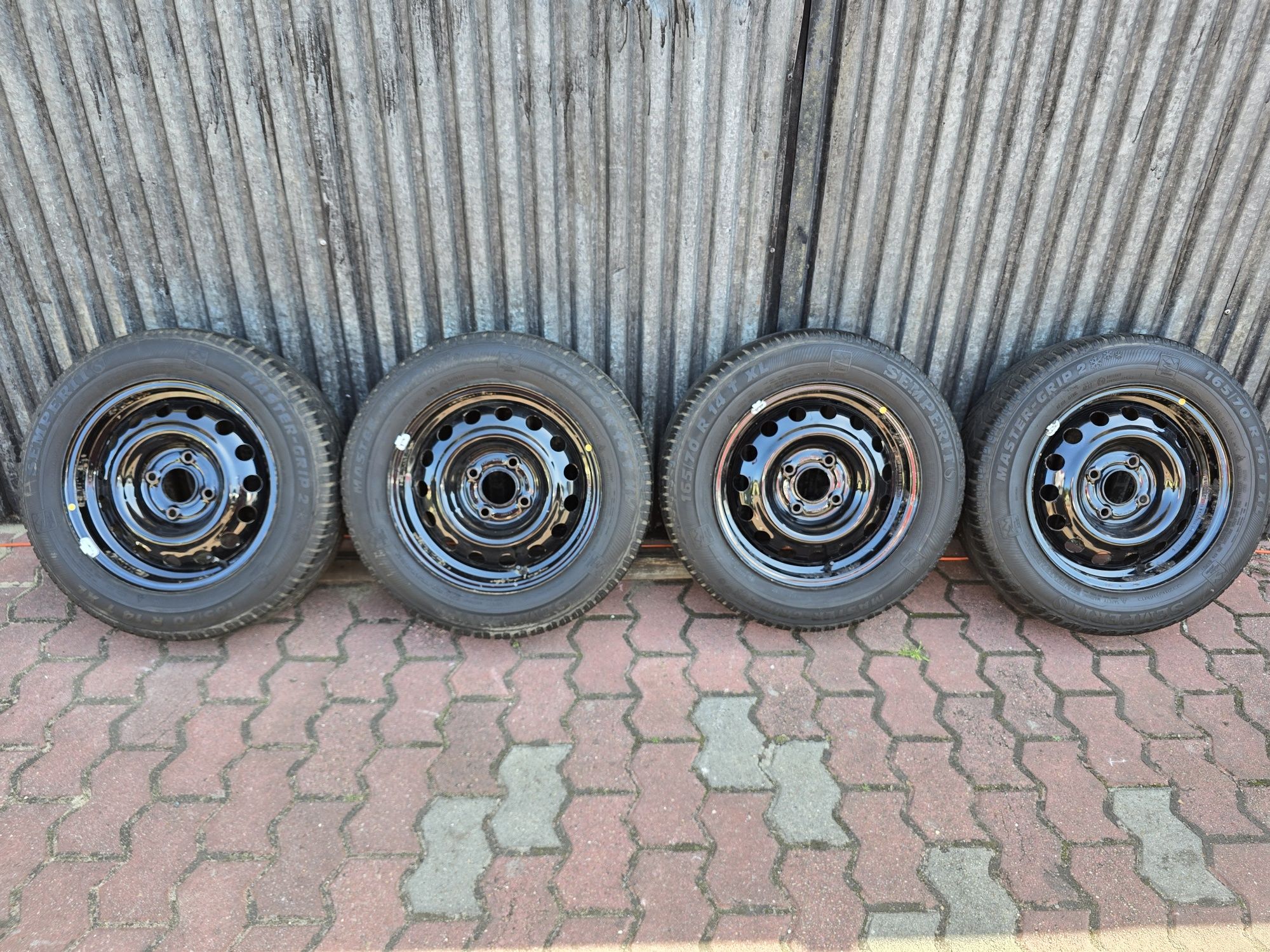Felgi z oponami 165/70R14 Ford Ka+ 4x108 Fiesta Fusion Focus Puma
