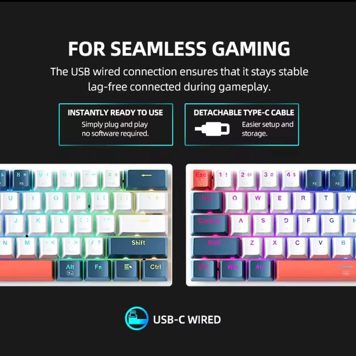 Механічна міні-клавіатура Machenike K500-B61