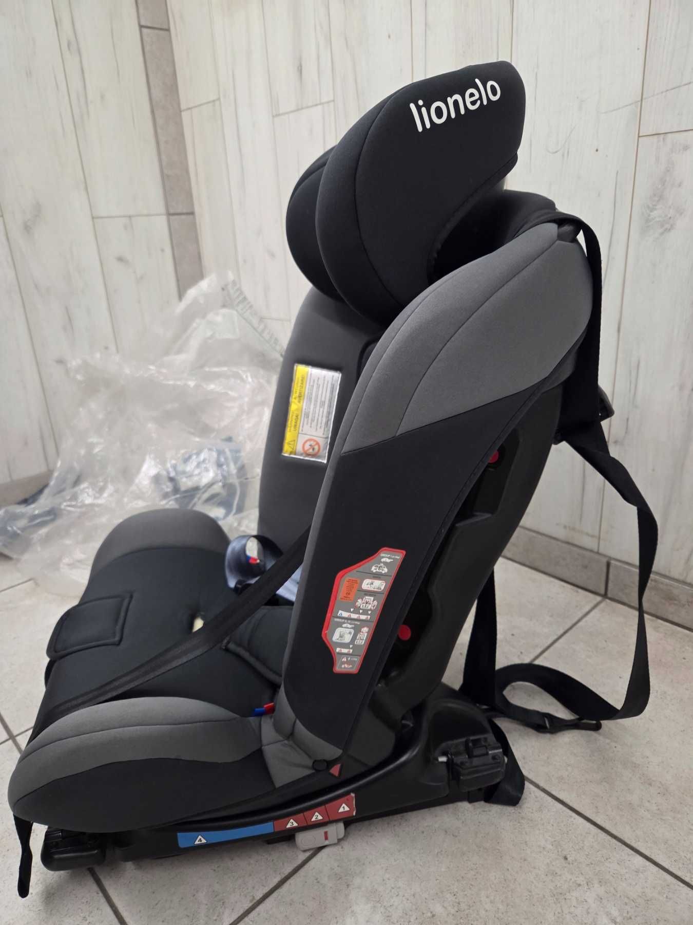 Автокрісло Lionelo Sander Isofix (0-36 кг) Сіре