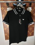 EA7 EXCLUSIVE Мужское поло EMPORIO ARMANI футболка Армани черная люкс