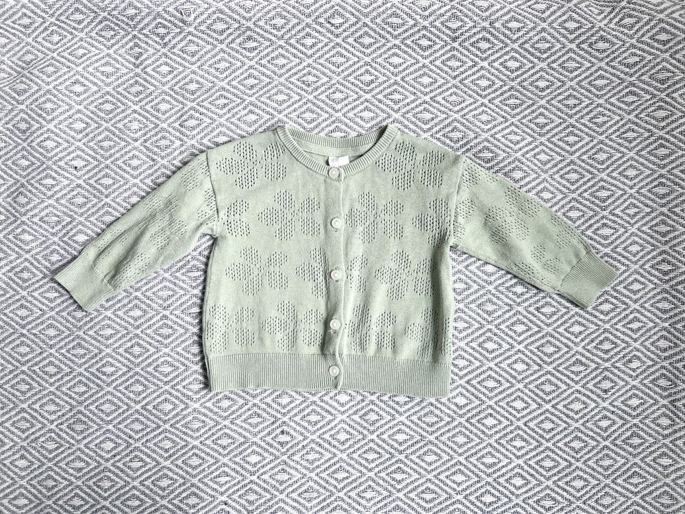 Sweterek ażurowy H&M r. 74