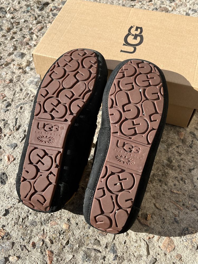 Чорні тапочки/мокасини UGG W Dakota