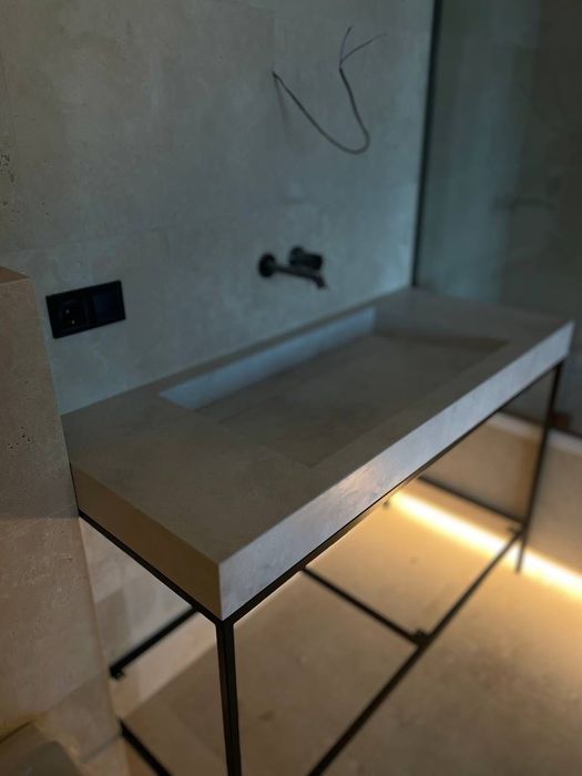 ЦІНИ ВИРОБНИКА‼️Столешница в ванную Искусственный камень Мрамор Гранит