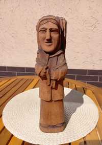 Rzeźba drewniana Baba z Chrustem * 32,5 cm