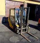 Wózek widłowy spalinowy JUNGEINRICH model DFG 425S, rok 2011