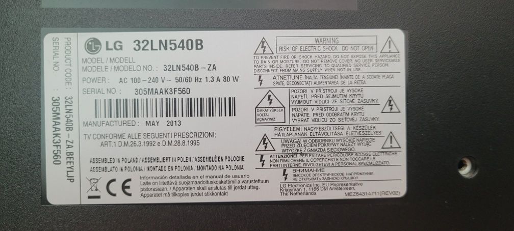 Telewizor 32"  LG