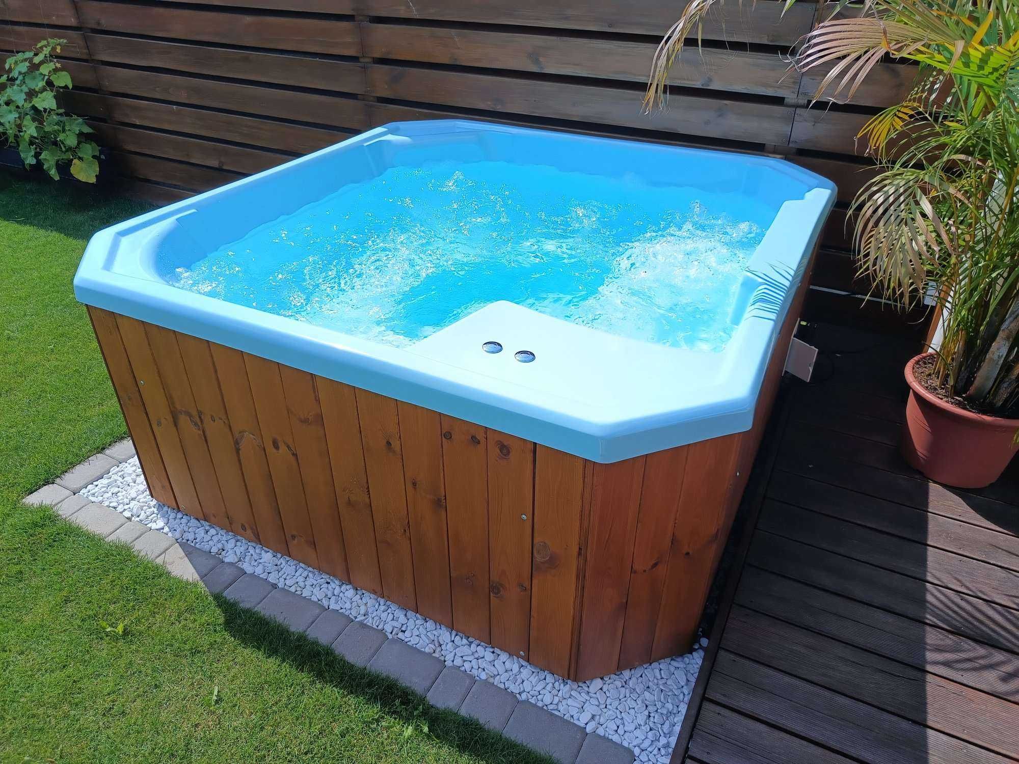 Jacuzzi jakuzzi basen hydromasaż basen balia dwa masaże