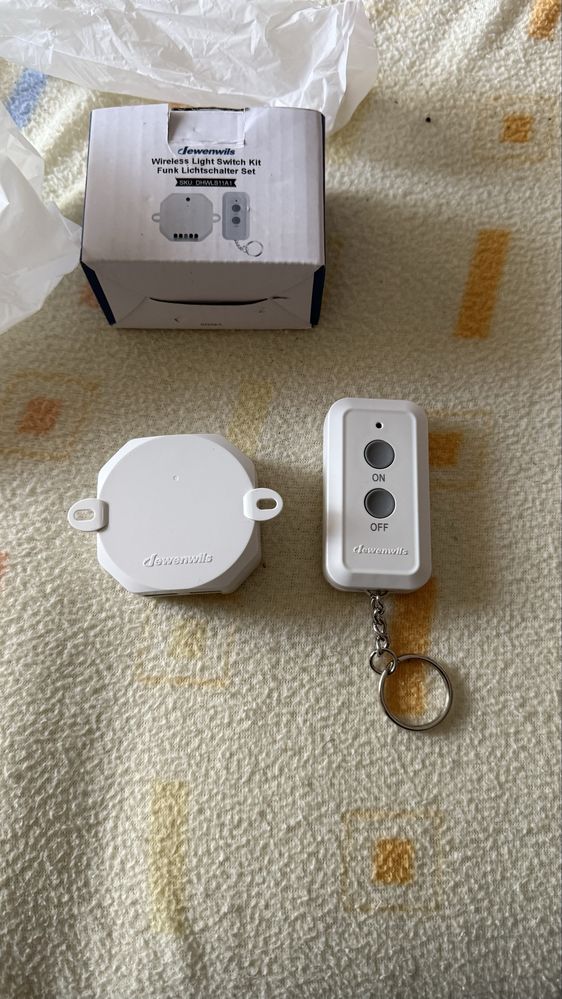 2 interruptores Wireless um comando outro interruptor