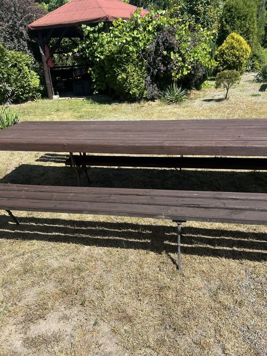 Lawki ze stolem ogrodowe