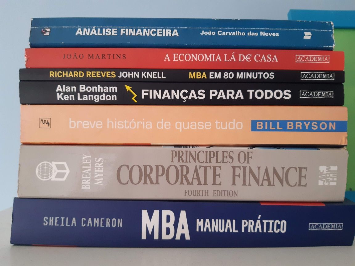 Livros variados (ver descrição) Gestão / Finanças