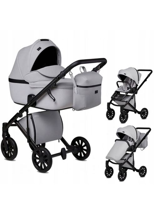 Anex wózek dziecięcy 2w1 MARBLE , w-type , akcesoria i torba