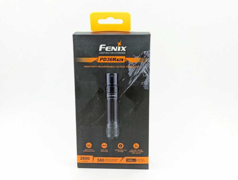 Fenix PD36R Pro Ліхтар Тактичний (2800 Люмен 380 Мет) ГАРАНТІЯ 5 РОКІВ