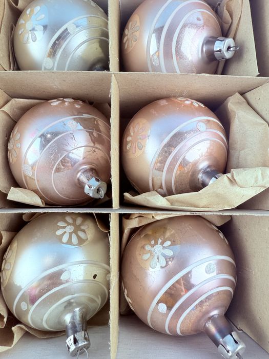 Bombki choinkowe bańki ozdoby świąteczne szklane