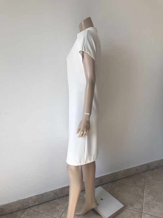 Massimo Dutti biała sukienka S