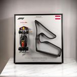 Bburago з Тримачем 2в1 RB19 Траса Austrian GP 2023 #1 Max Verstappen