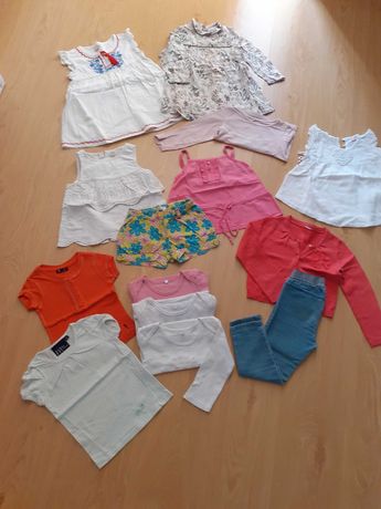 Conjunto de roupa menina 2-3 anos. 14 Peças