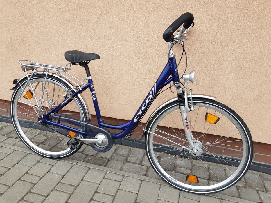 Damka CYCO koła 28 cali SHIMANO ALUMINIUM dynamo jak nowa WYSYŁKA