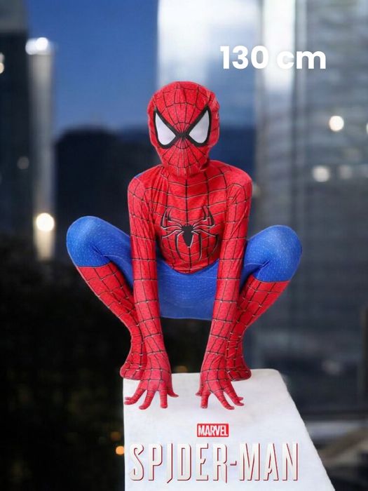 Nowy kostium Spider-Man dla dziecka – rozmiar 130 cm