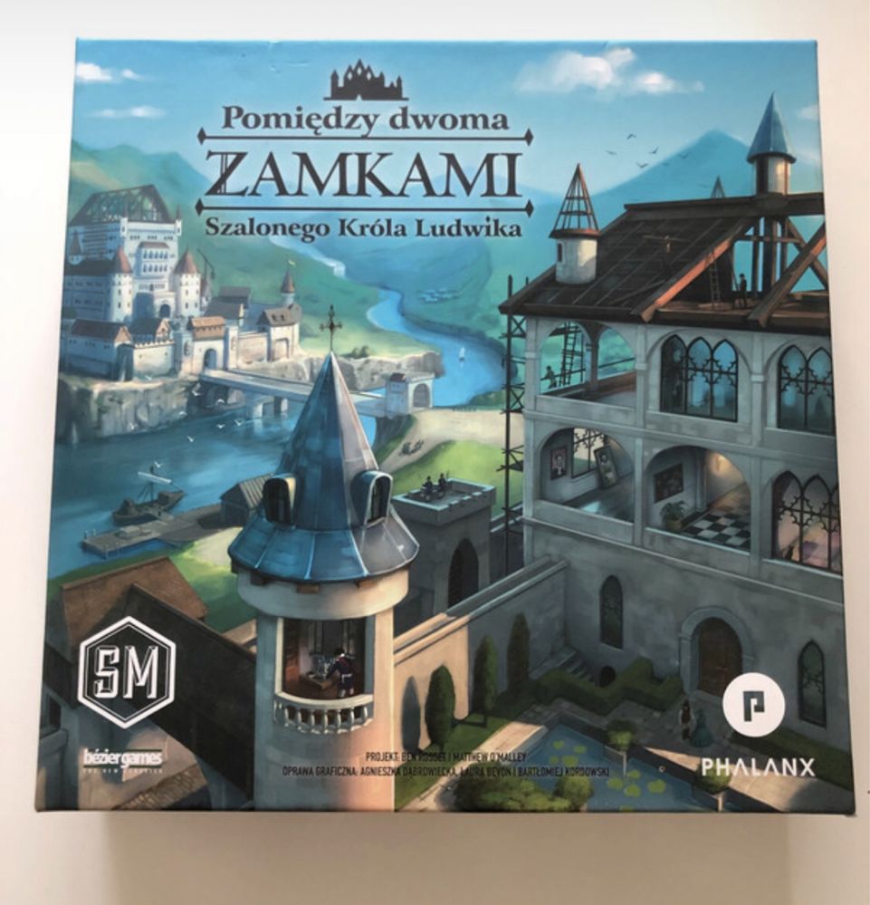 Pomiędzy dwoma zamkami szalonego króla Ludwika - gra planszowa