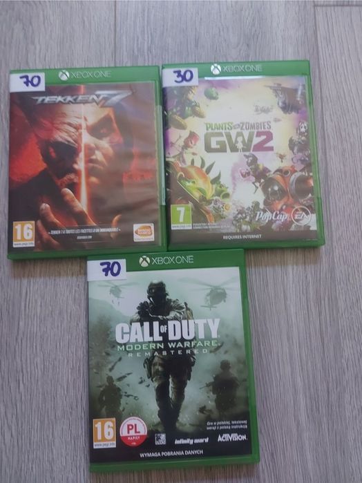 Tekken7, call of duty4, planst vs zombies