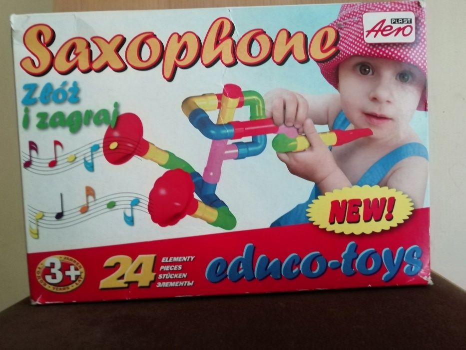 Sprzedam zabawkę edukacyjną - saksofon (dziecko 3+)
