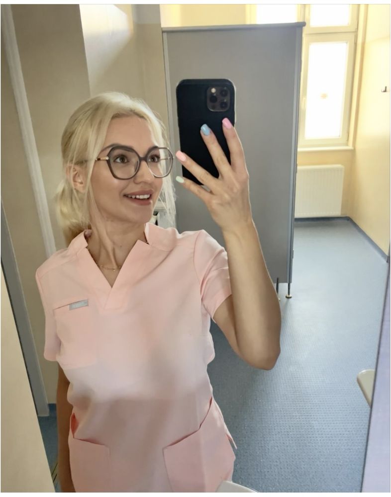 medyczny damski s 36 Scrubs moodsy uniform odzież medyczna robocza
