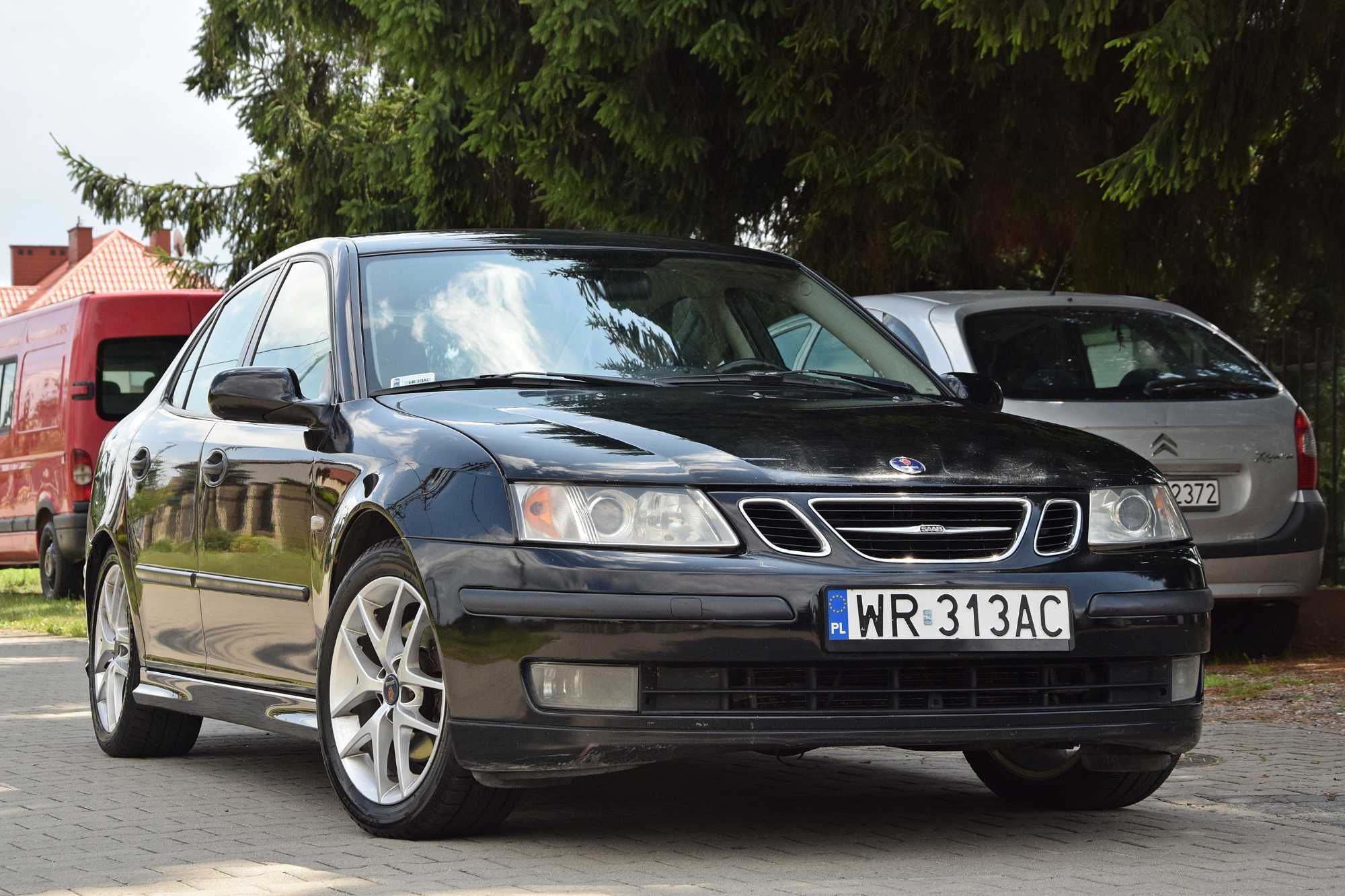 SAAB 93 AERO 2.0T 210KM AUTOMAT Benzyna+LPG Klima Skóra Łopatki 2005!