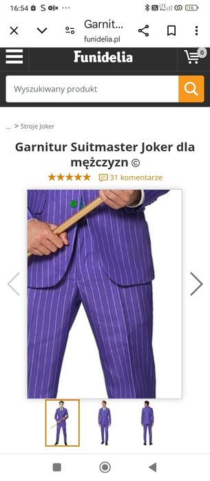 XXL.Garnitur Suitmaster Joker dla mężczyzn