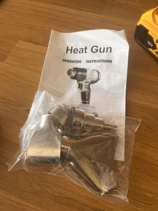 Промисловий фен для акумуляторів Dewalt 18/20v