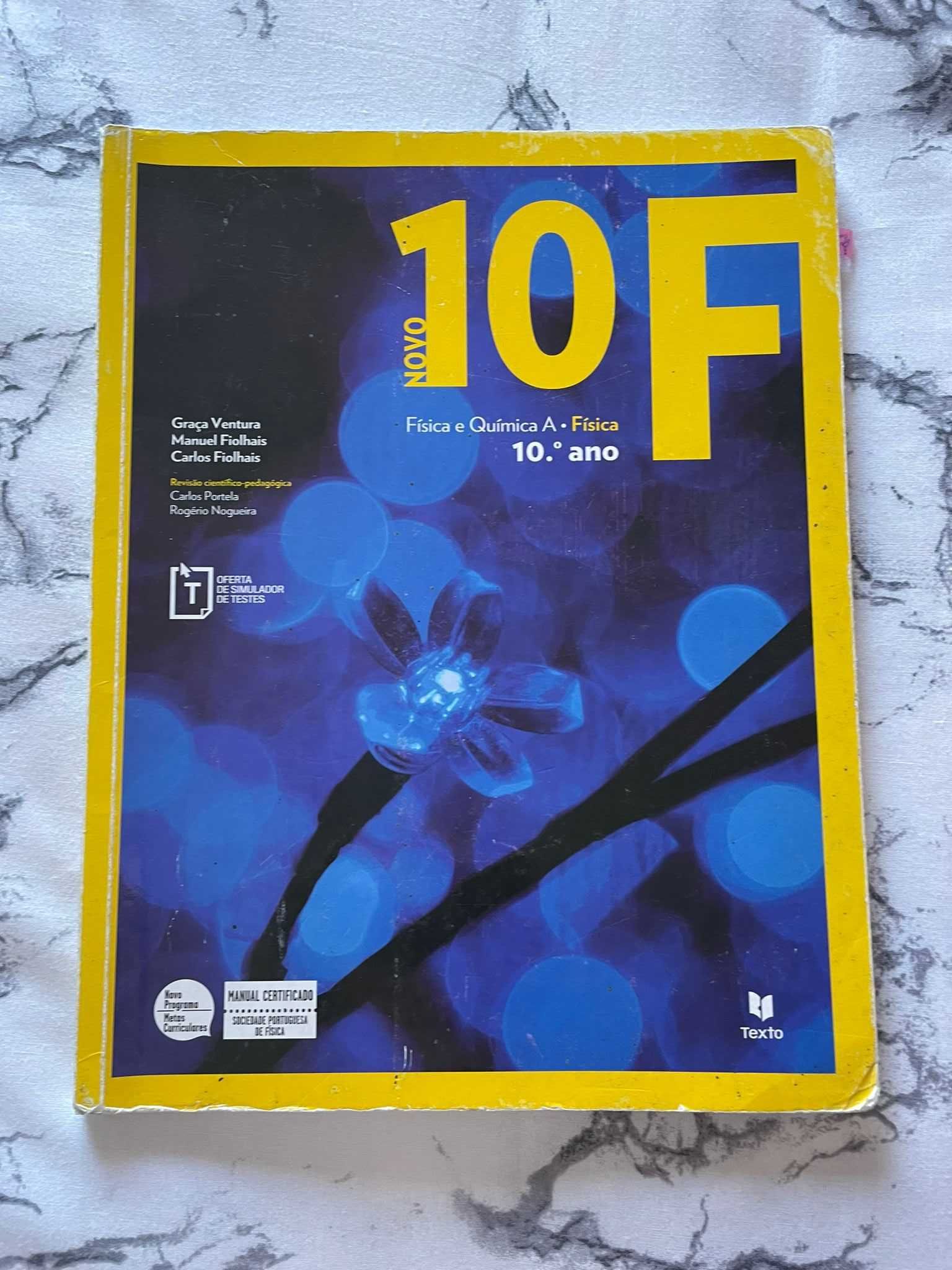 Manual e Caderno de Atividades de Física "Novo 10F"