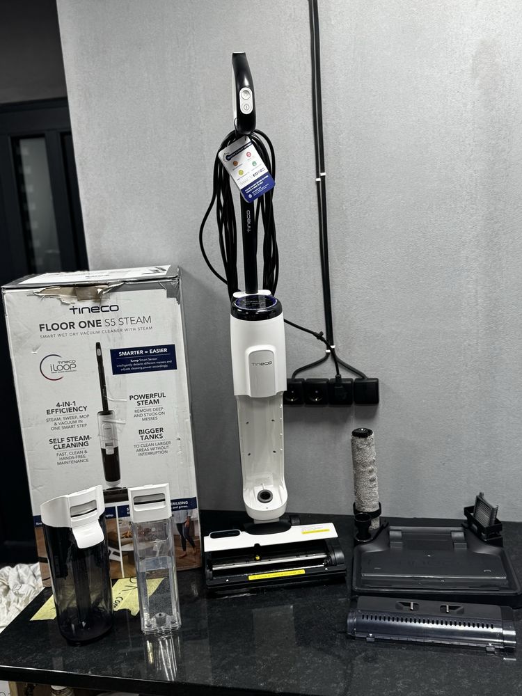 Tineco FLOOR ONE S5 Steam Smart Вологий сухий пилосос з парою