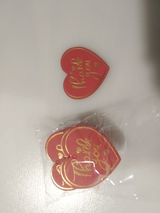 Etiquetas presentes decoração