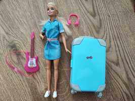 Lalka Barbie walizka gitara