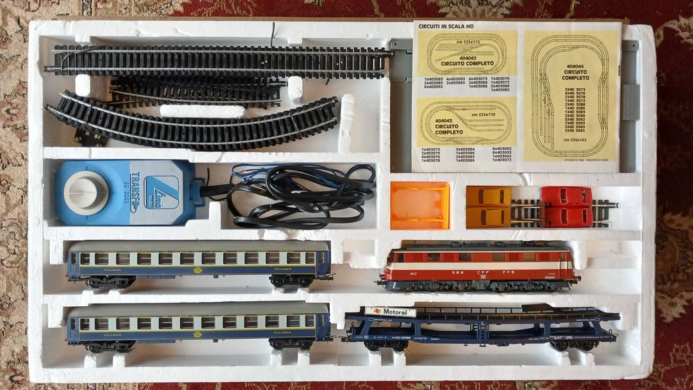 Comboio Lima Technology máquina SBB CFF FFS +3 carruagens ótimo estado