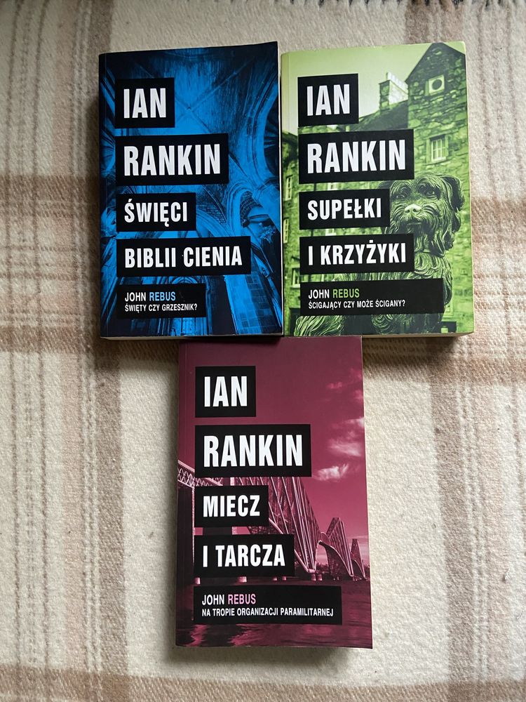 Książki z serii o Johnie Rebusie Ian Rankin