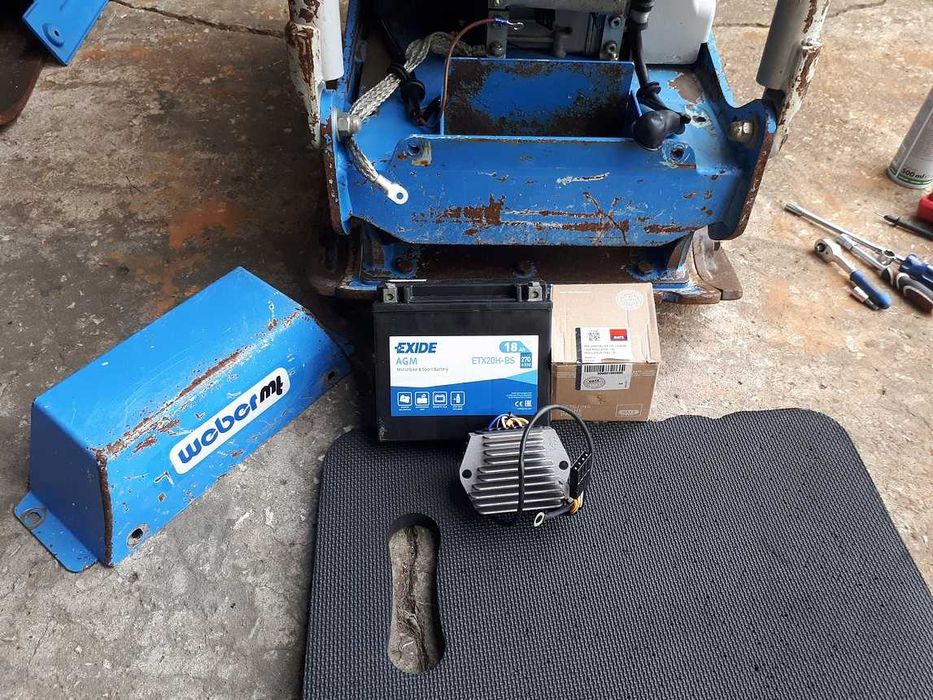 Zagęszczarka Weber CR 5 Hatz Diesel 300KG Rewers Stan BDB E-Start