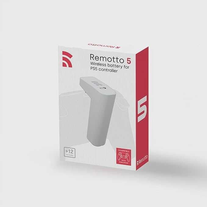 Remotto 5 Bezprzewodowa Przenośna Bateria Ładowarka do Pada PS5