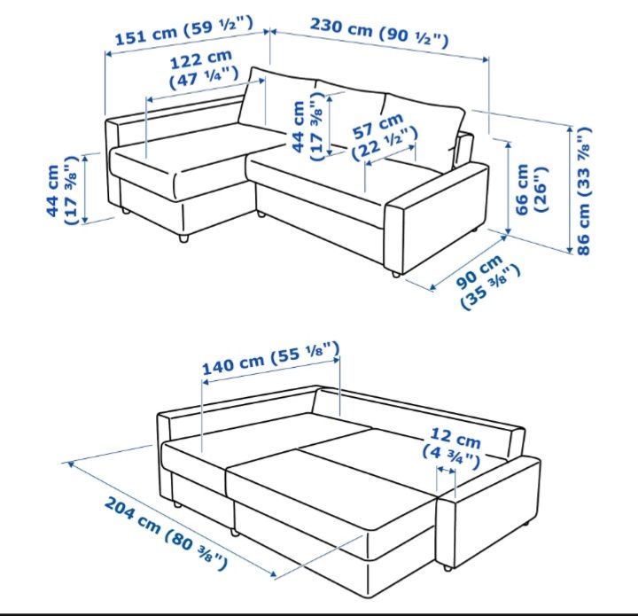 Sofá cama 3 lugares