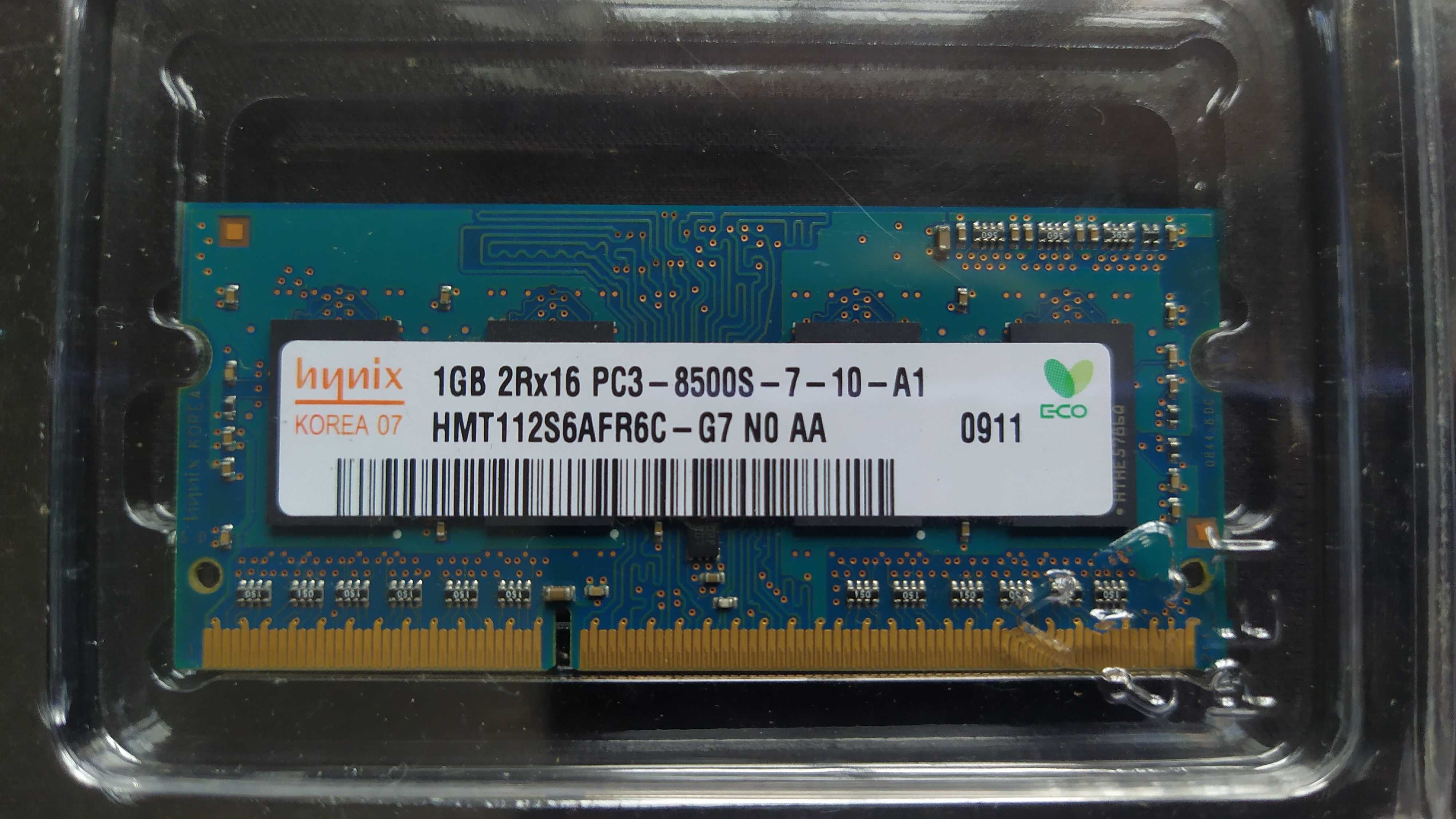 Memória RAM 2x1GB 1066MHz DDR3 SO-DIMM Apple iMac Hynix