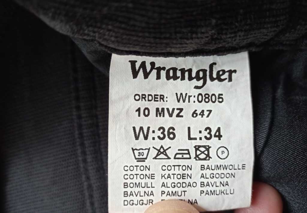 НОВЫЕ оригинальные джинсы WRANGLER W38 L34 Вельвет Шикарный цвет