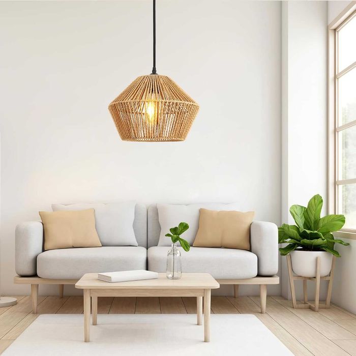 Nowa lampa wisząca / lampka / rattanowa / boho / FORCOSO !A188!