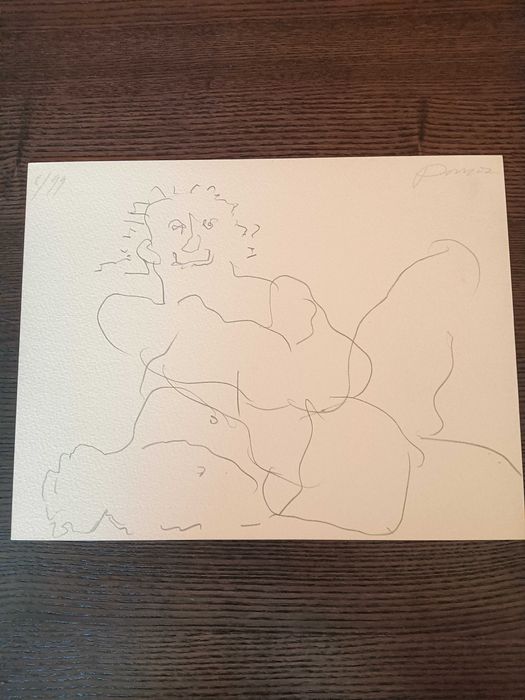 Serigrafia de Júlio Pomar numerada e assinada