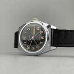 Raketa ZSRR – Zegarek Vintage 36 mm, Manualny, Czarna Tarcza Retro