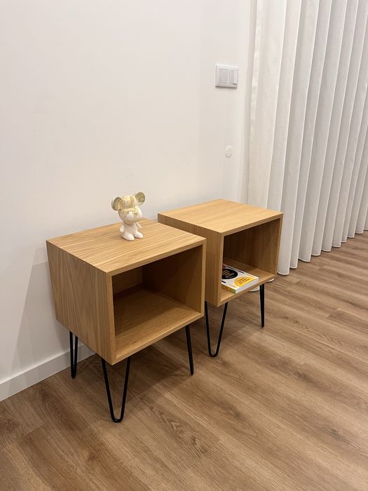 Mesas Cabeceira Carvalho NOVAS